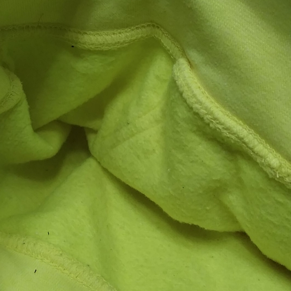 Bright Yellow Hi visibility sweatshirt hoodie - Picture 3 of 8